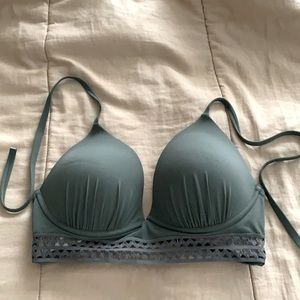 Army green bikini top